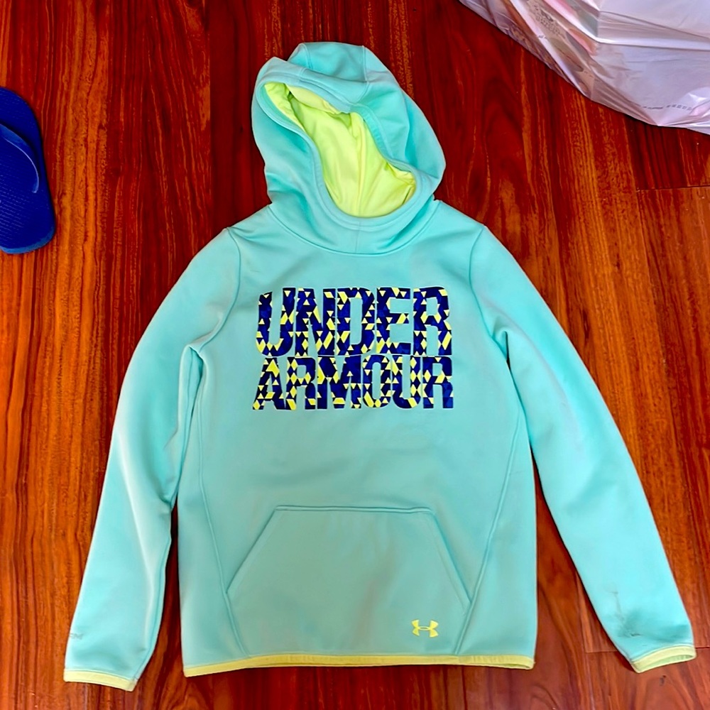 Kids size medium under armour hoodie
